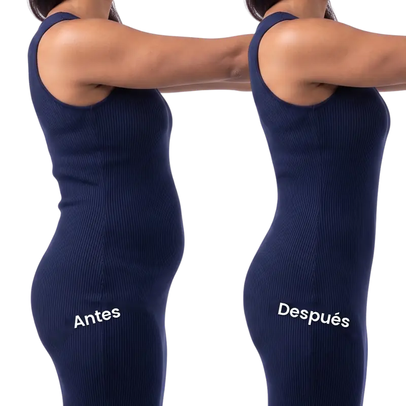 Antes y después de cuerpo entero