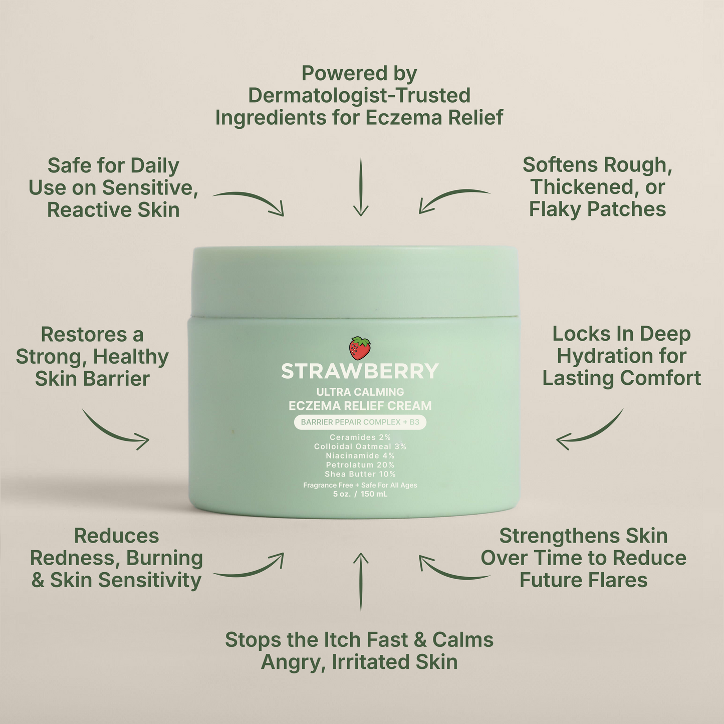 Strawberry Eczema frasco