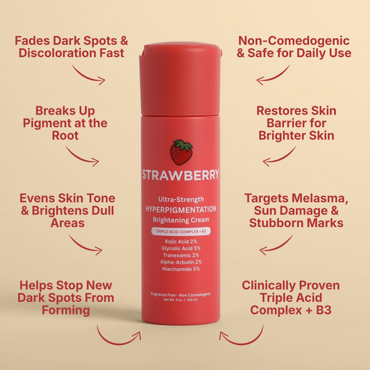 Strawberry Hiperpigmentación frasco